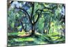 Paul Cezanne In the Woods Art Print Poster-null-Mounted Poster