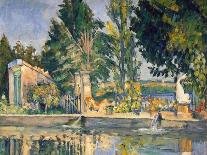 Jas De Bouffan, the Pool, C1876-Paul Cézanne-Giclee Print