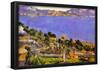 Paul Cezanne L'Estaque Vue du Golfe de Marseille 1878 Art Print Poster-null-Framed Poster