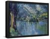 Paul Cezanne (Lake Annecy) Art Poster Print-null-Framed Poster