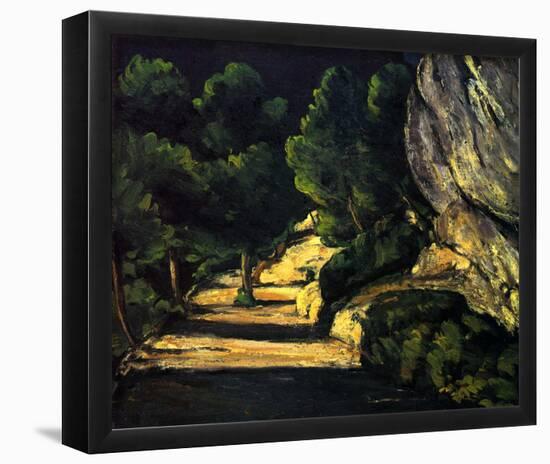 Paul Cezanne (Landscape) Art Poster Print-null-Framed Poster