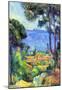 Paul Cezanne Landscape Art Print Poster-null-Mounted Poster