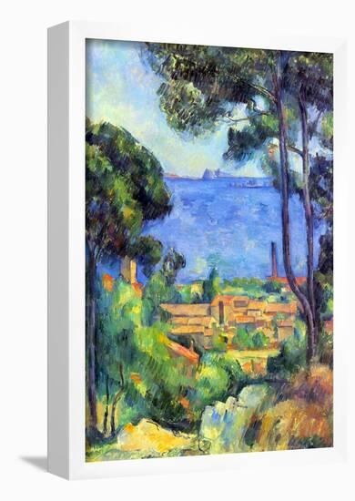 Paul Cezanne Landscape Art Print Poster-null-Framed Poster