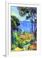 Paul Cezanne Landscape-Paul Cézanne-Framed Art Print