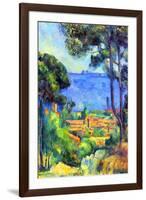 Paul Cezanne Landscape-Paul Cézanne-Framed Art Print