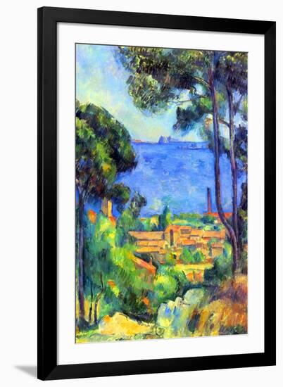 Paul Cezanne Landscape-Paul Cézanne-Framed Art Print