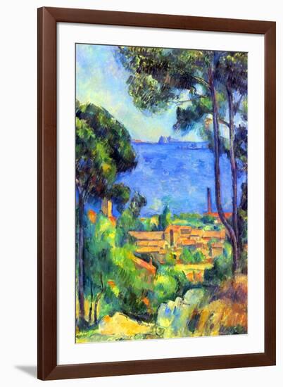 Paul Cezanne Landscape-Paul Cézanne-Framed Art Print
