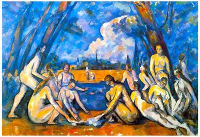 Poster Paul Cézanne the bathers Print on Paper 
