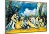 Paul Cezanne Large Bathers by Art Print Poster-null-Mounted Poster