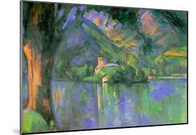 Paul Cezanne Le Lac d'Annecy 1896 Art Print Poster-null-Mounted Poster