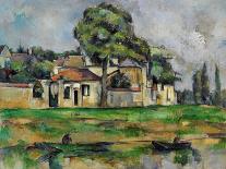 Trees and Houses Near the Jas de Bouffan, 1885-86-Paul Cezanne-Giclee Print