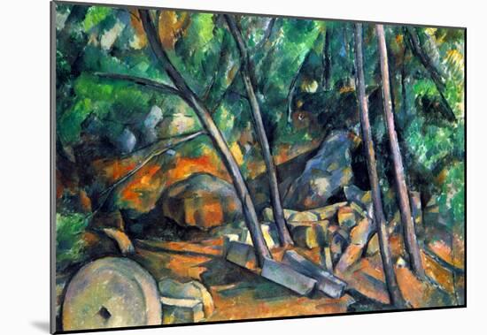 Paul Cezanne Mill Stone Art Print Poster-null-Mounted Poster