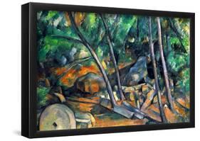 Paul Cezanne Mill Stone Art Print Poster-null-Framed Poster