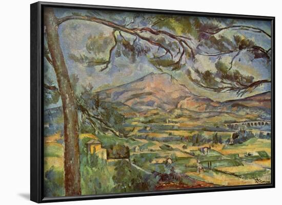 Paul Cezanne (Mont Sainte-Victoire) Art Poster Print-null-Framed Poster