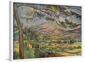 Paul Cezanne (Mont Sainte-Victoire) Art Poster Print-null-Framed Poster