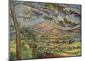 Paul Cezanne (Mont Sainte-Victoire) Art Poster Print-null-Mounted Poster