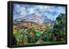 Paul Cezanne Mount St Victoire Art Print Poster-null-Framed Poster