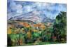 Paul Cezanne Mount St Victoire-Paul Cézanne-Mounted Art Print