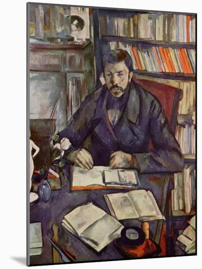 Paul Cezanne (Portrait of Gustave Geffroy) Art Poster Print-null-Mounted Poster