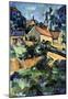 Paul Cezanne Road Curve in Montgeroult Art Print Poster-null-Mounted Poster