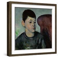 Paul Cezanne, Son of the Artist, 1883-1885-Paul Cézanne-Framed Giclee Print