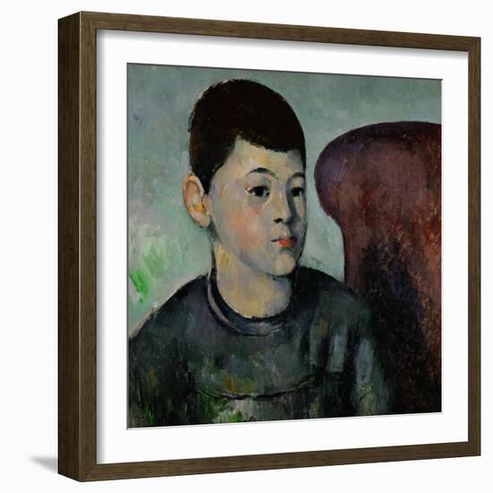 Paul Cezanne, Son of the Artist, 1883-1885-Paul Cézanne-Framed Giclee Print