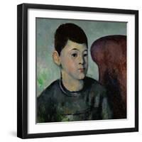 Paul Cezanne, Son of the Artist, 1883-1885-Paul Cézanne-Framed Giclee Print
