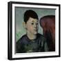 Paul Cezanne, Son of the Artist, 1883-1885-Paul Cézanne-Framed Giclee Print