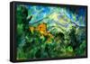 Paul Cezanne St. Victoire and Chateau Noir Art Print Poster-null-Framed Poster