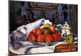 Paul Cezanne (Still Life, Bowl with apples) Art Poster Print-null-Mounted Poster