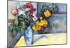 Paul Cezanne Still Life Flowers in a Vase Art Print Poster-null-Mounted Poster