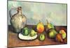 Paul Cezanne (Still Life, Fruit and Jug) Art Poster Print-null-Mounted Poster