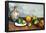 Paul Cezanne Still Life Jar and Fruit Art Print Poster-null-Framed Poster