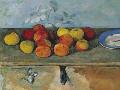 Still Life of Apples and Biscuits, 1880-82
