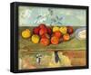 Paul Cezanne (Still life with apples and biscuits) Art Poster Print-null-Framed Poster
