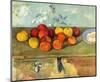 Paul Cezanne (Still life with apples and biscuits) Art Poster Print-null-Mounted Poster