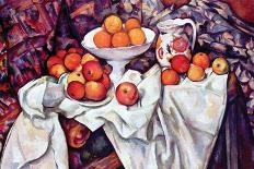 Kettle Glass and Plate with Fruit-Paul Cézanne-Art Print