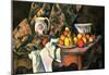 Paul Cezanne Still Life with Apples and Peaches Art Print Poster-null-Mounted Poster