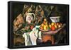 Paul Cezanne Still Life with Apples and Peaches Art Print Poster-null-Framed Poster