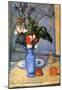 Paul Cezanne (Still life with blue vase) Art Poster Print-null-Mounted Poster