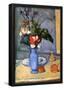 Paul Cezanne (Still life with blue vase) Art Poster Print-null-Framed Poster