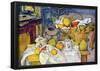 Paul Cezanne Still Life with Fruit Basket Art Print Poster-null-Framed Poster