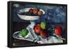 Paul Cezanne Still Life with Fruit Bowl Art Print Poster-null-Framed Poster