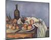 Paul Cezanne (Still Life with Onions and Bottle) Art Poster Print-null-Mounted Poster