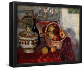 Paul Cezanne (Still Life with Soup Tureen) Art Poster Print-null-Framed Poster