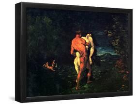 Paul Cezanne (The Abduction) Art Poster Print-null-Framed Poster