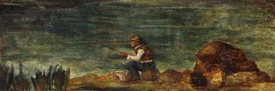 The Fisherman on the Rock; Le Pecheur Au Rocher, 1862-1864-Paul Cézanne-Giclee Print