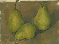 'Vase de Fleurs et Pommes', c19th century-Paul Cezanne-Framed Stretched Canvas