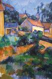 Turning Road at Montgeroult-Paul Cézanne-Art Print
