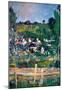 Paul Cezanne Village Behind the View of Auvers-sur-Oise Art Print Poster-null-Mounted Poster